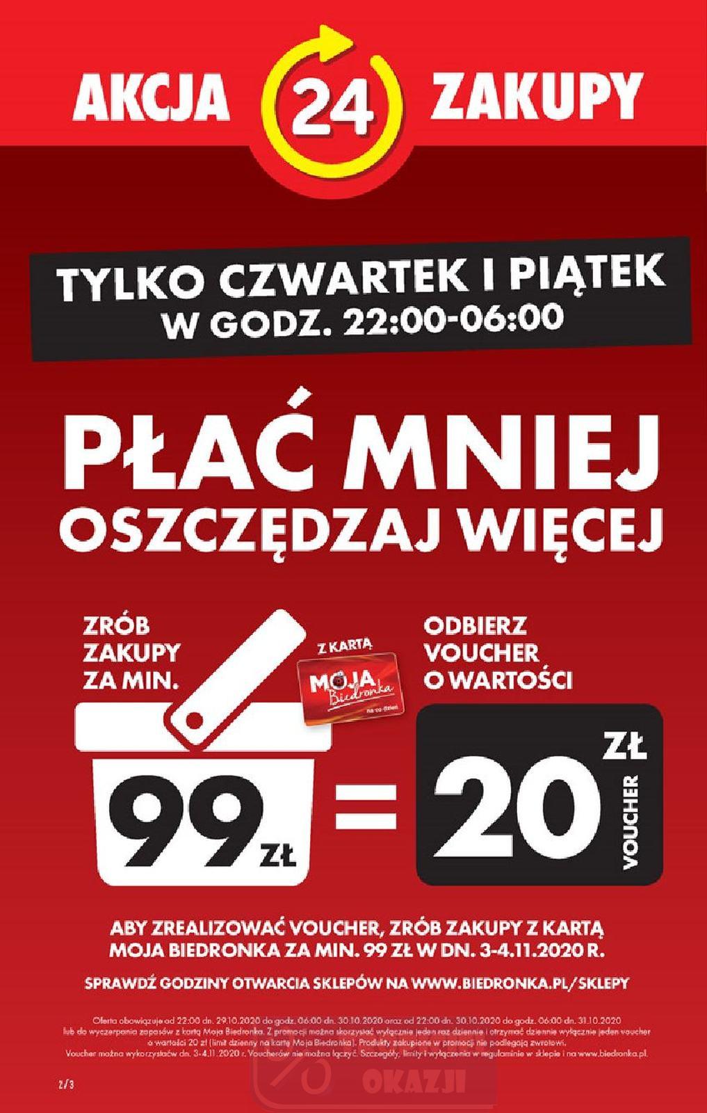 Gazetka promocyjna Biedronka do 04/11/2020 str.1
