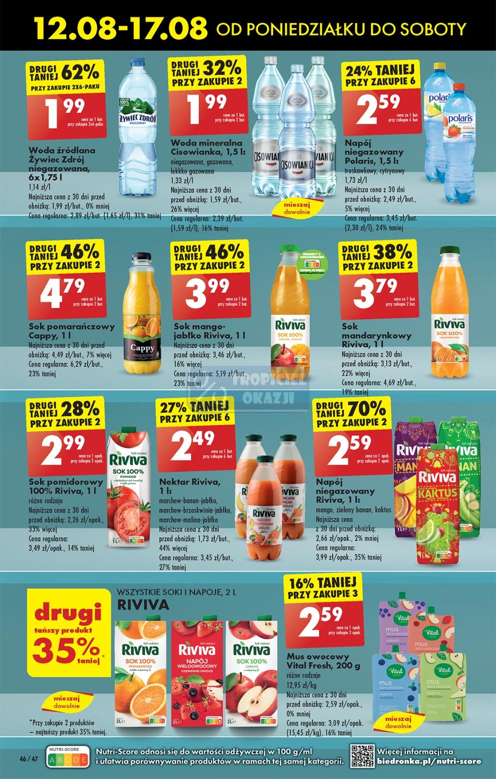 Gazetka promocyjna Biedronka do 17/08/2024 str.46