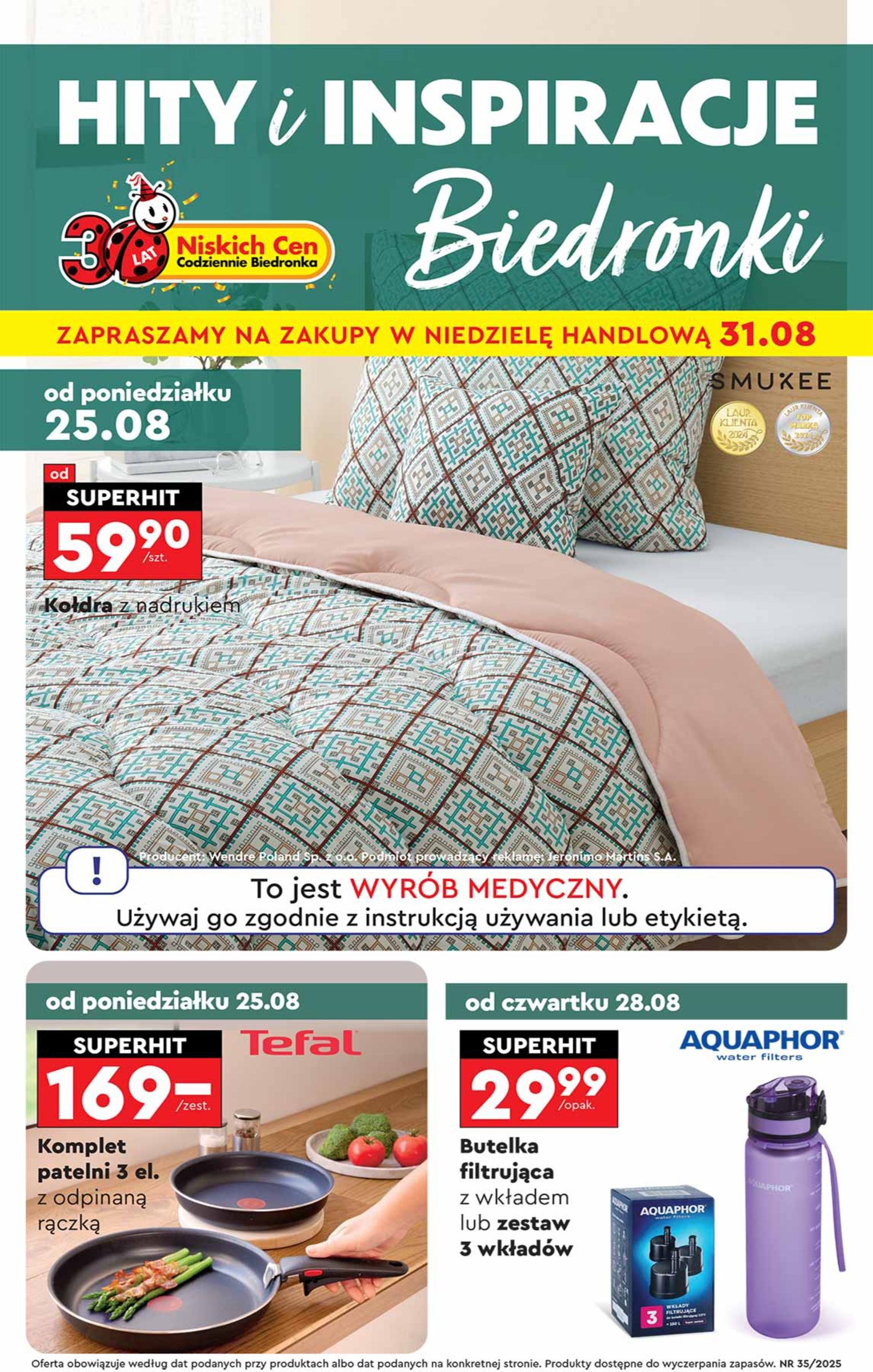 Gazetka promocyjna Biedronka do 06/09/2025 str.1
