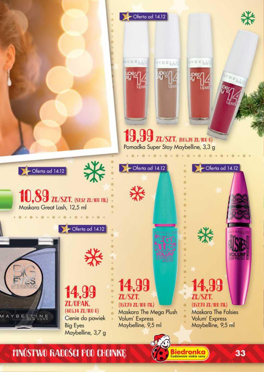 Gazetka promocyjna Biedronka do 27/12/2015 str.33