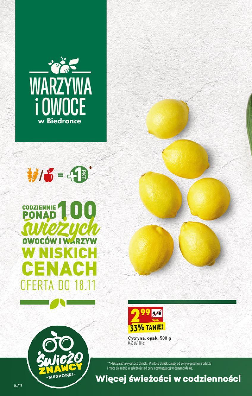 Gazetka promocyjna Biedronka do 21/11/2020 str.16