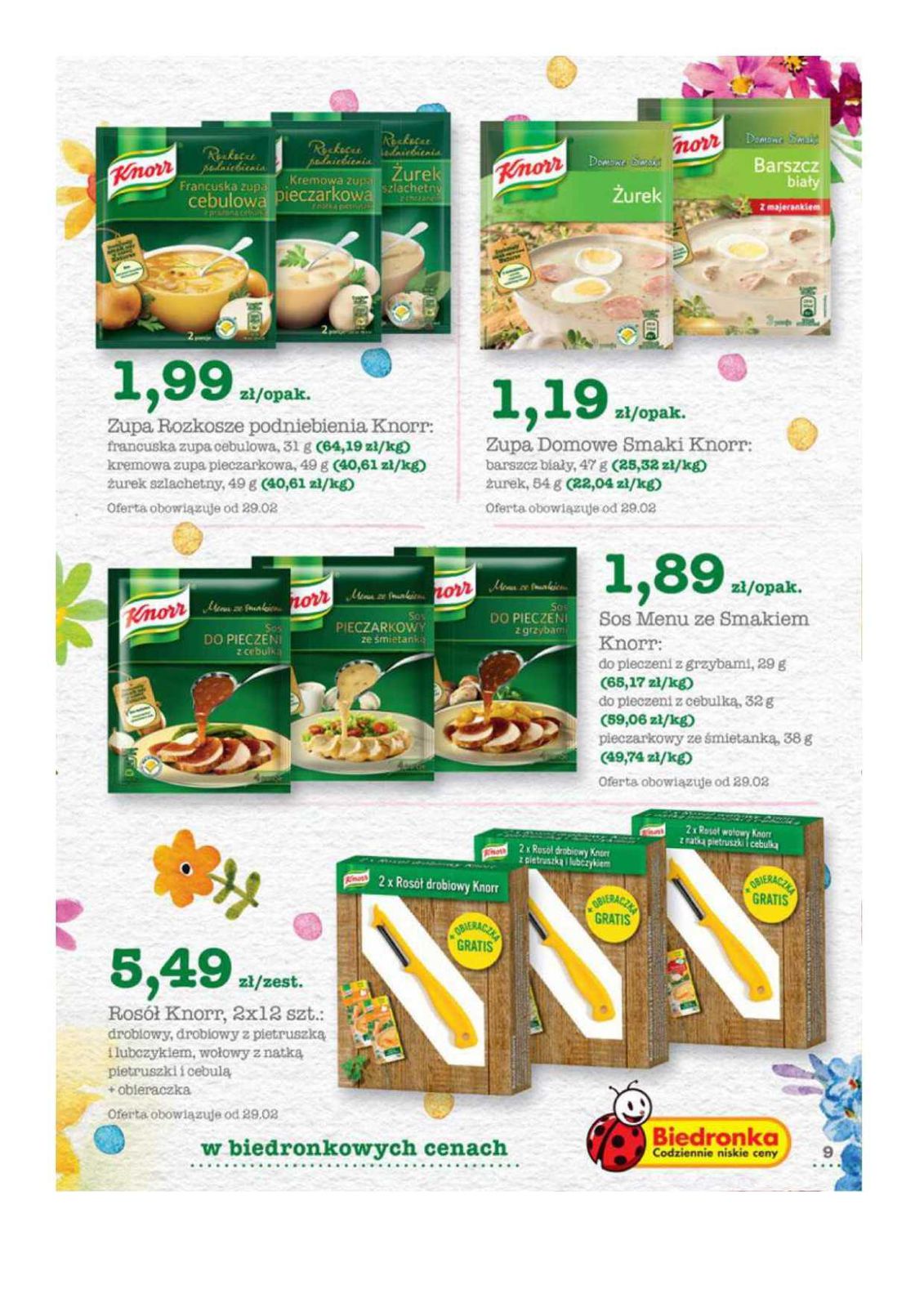 Gazetka promocyjna Biedronka do 13/03/2016 str.9
