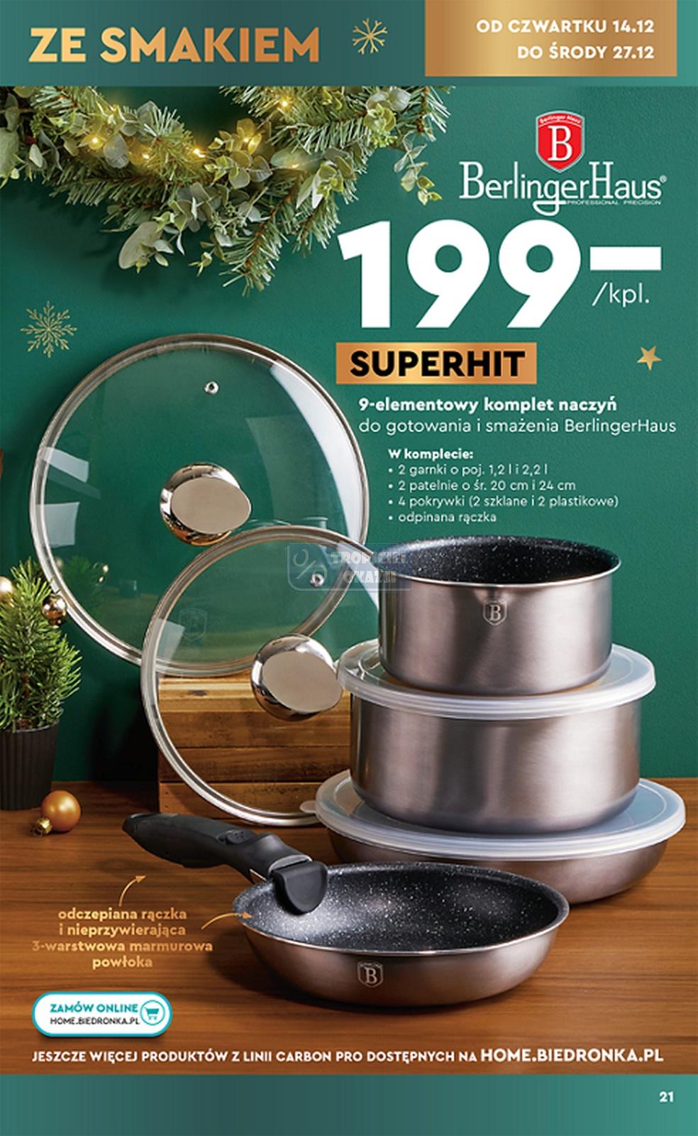 Gazetka promocyjna Biedronka do 17/12/2023 str.21