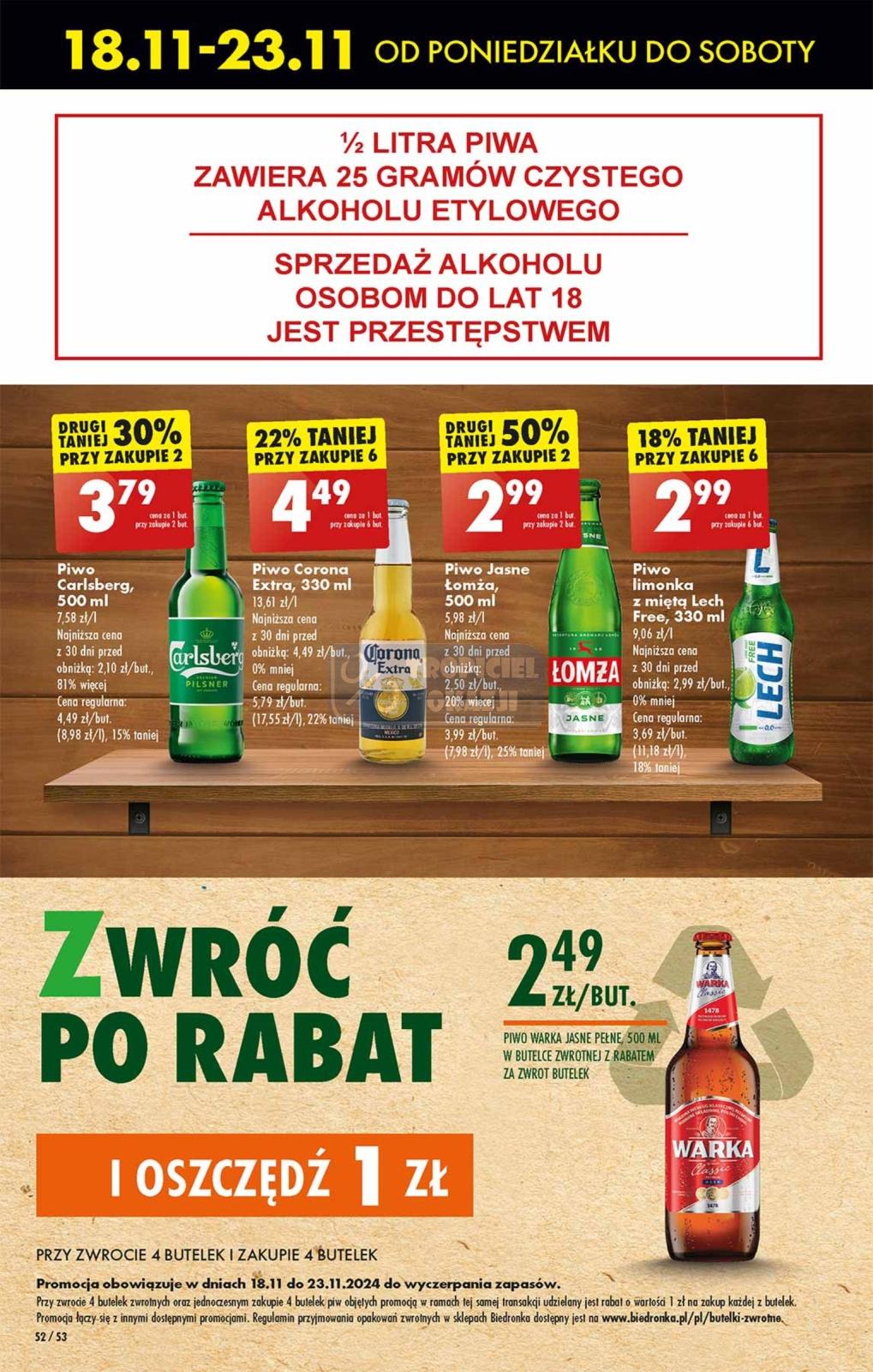 Gazetka promocyjna Biedronka do 23/11/2024 str.52