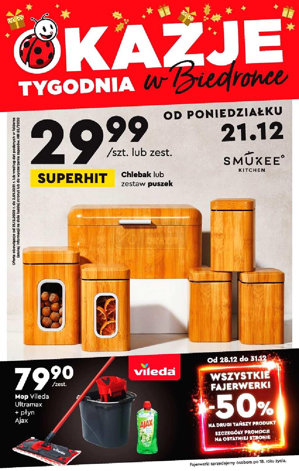 Gazetka promocyjna Biedronka do 02/01/2021 str.0