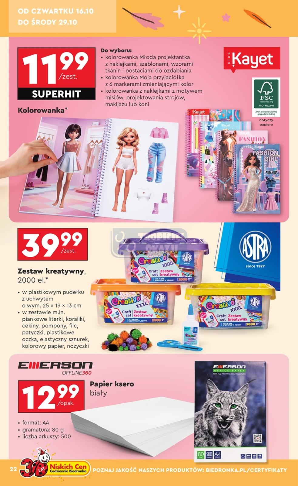 Gazetka promocyjna Biedronka do 25/10/2025 str.22
