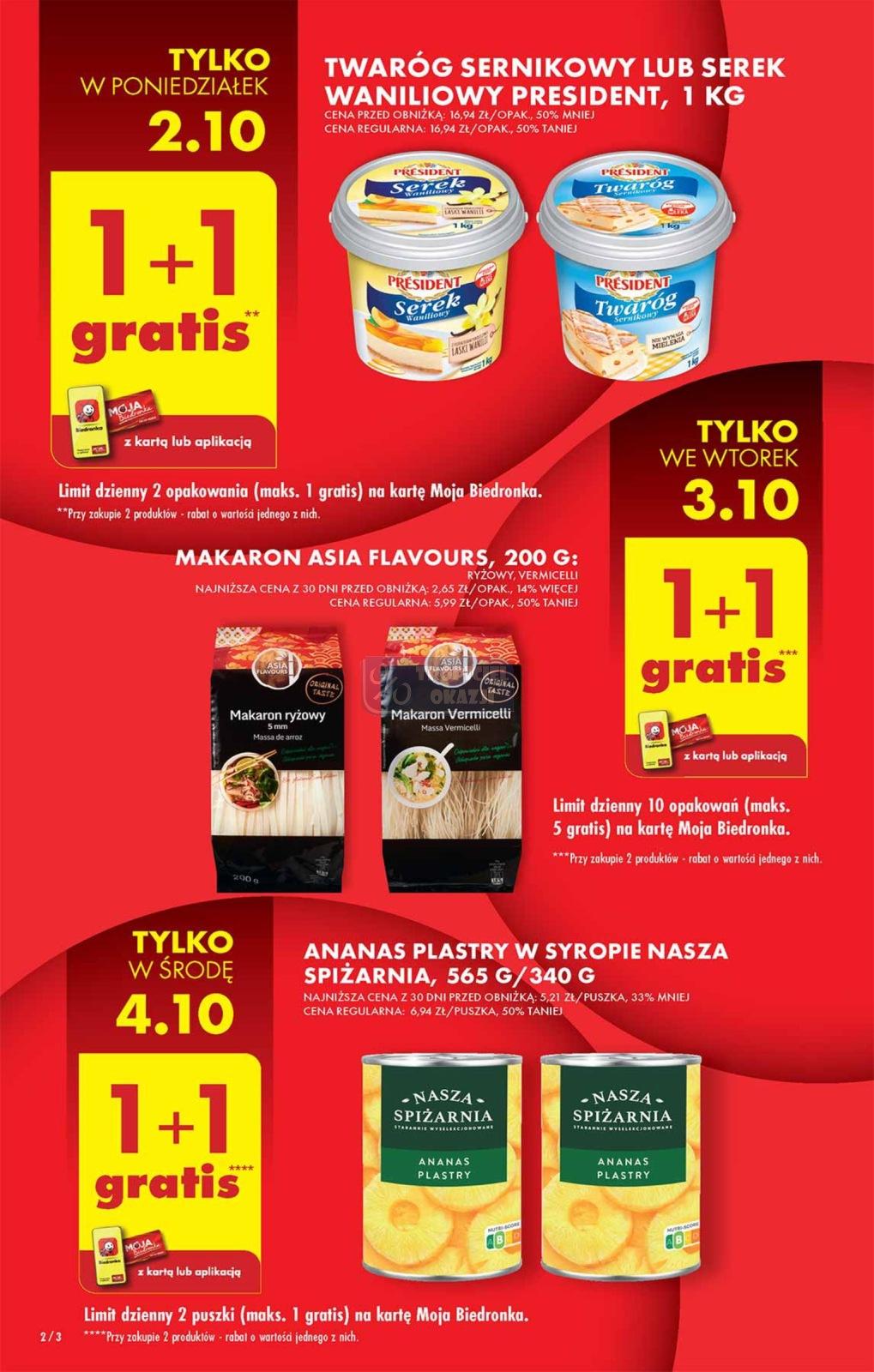 Gazetka promocyjna Biedronka do 07/10/2023 str.2