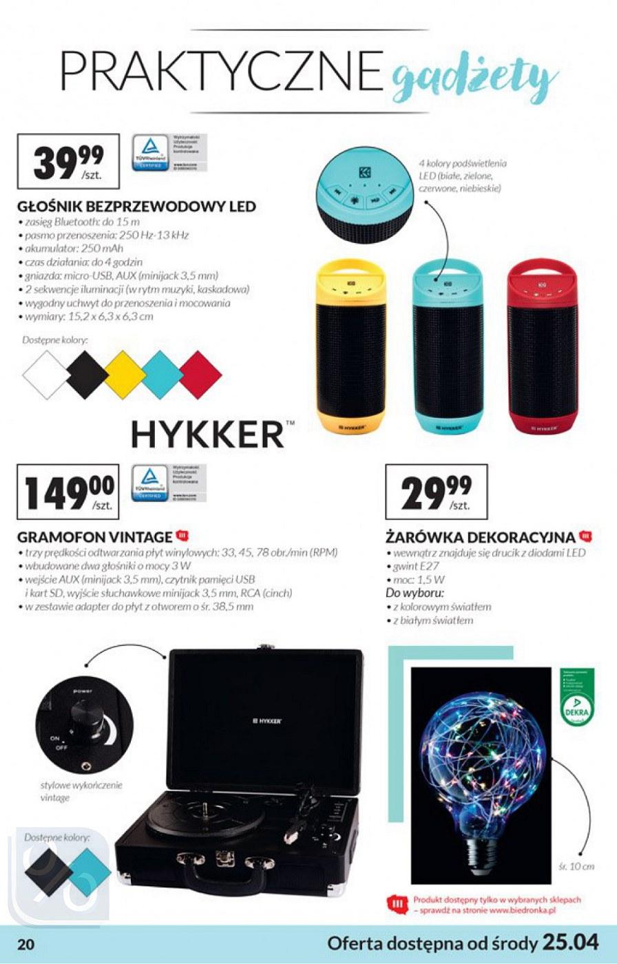 Gazetka promocyjna Biedronka do 08/05/2018 str.20