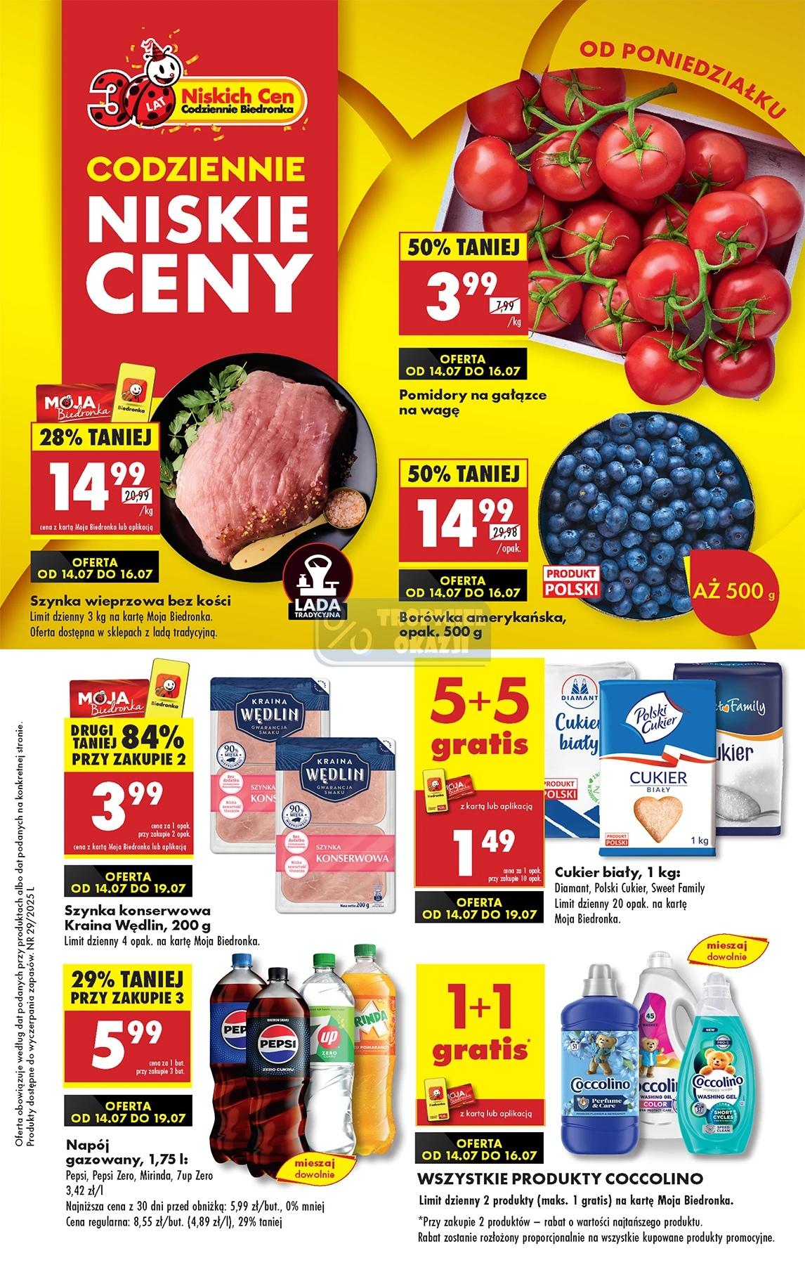 Gazetka promocyjna Biedronka do 19/07/2025 str.1