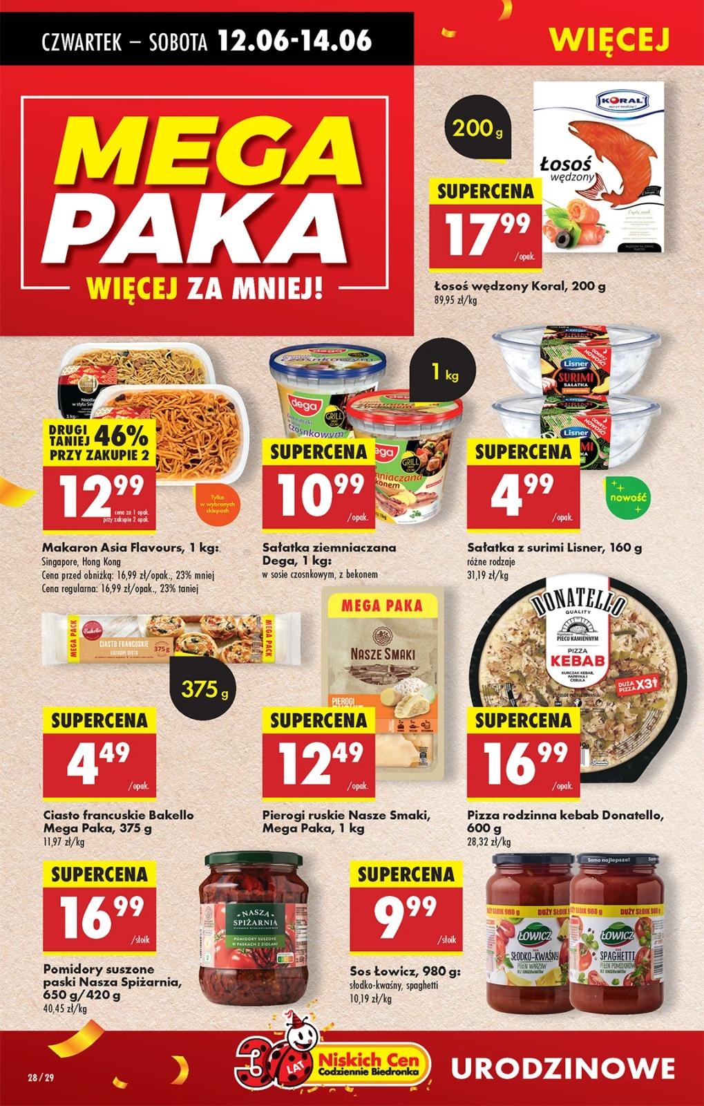 Gazetka promocyjna Biedronka do 18/06/2025 str.28