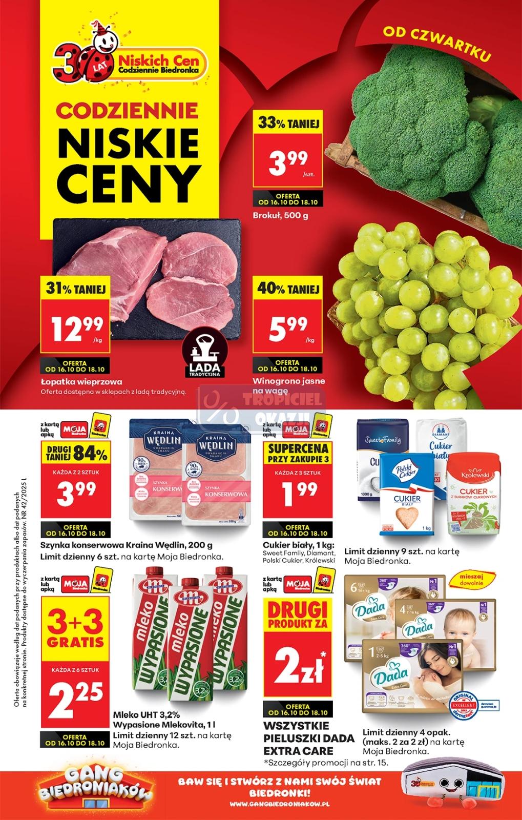 Gazetka promocyjna Biedronka do 22/10/2025 str.1