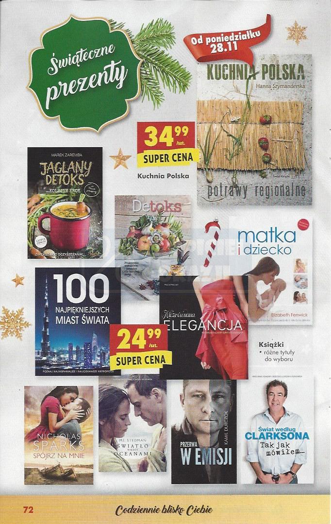 Gazetka promocyjna Biedronka do 30/11/2016 str.72
