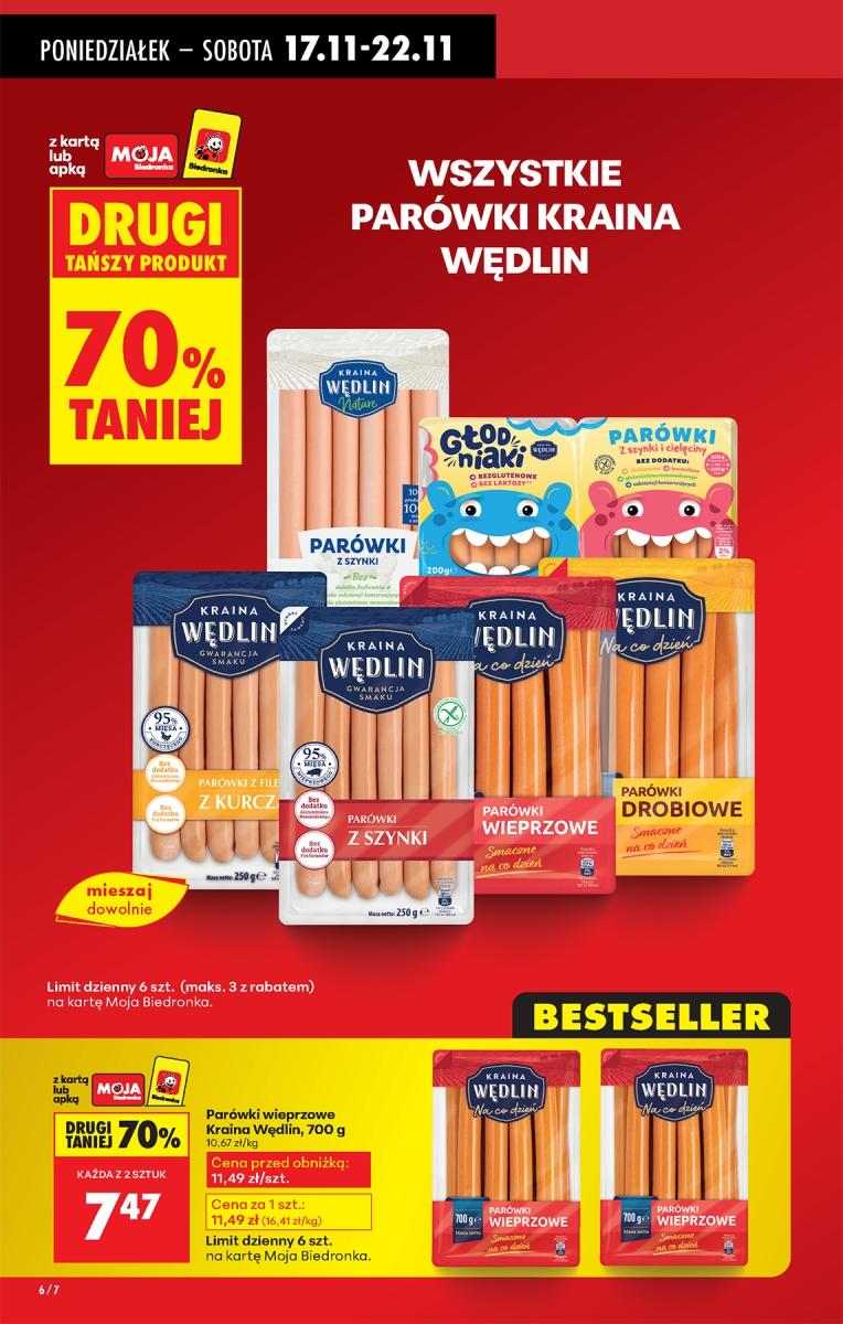 Gazetka promocyjna Biedronka do 22/11/2025 str.6