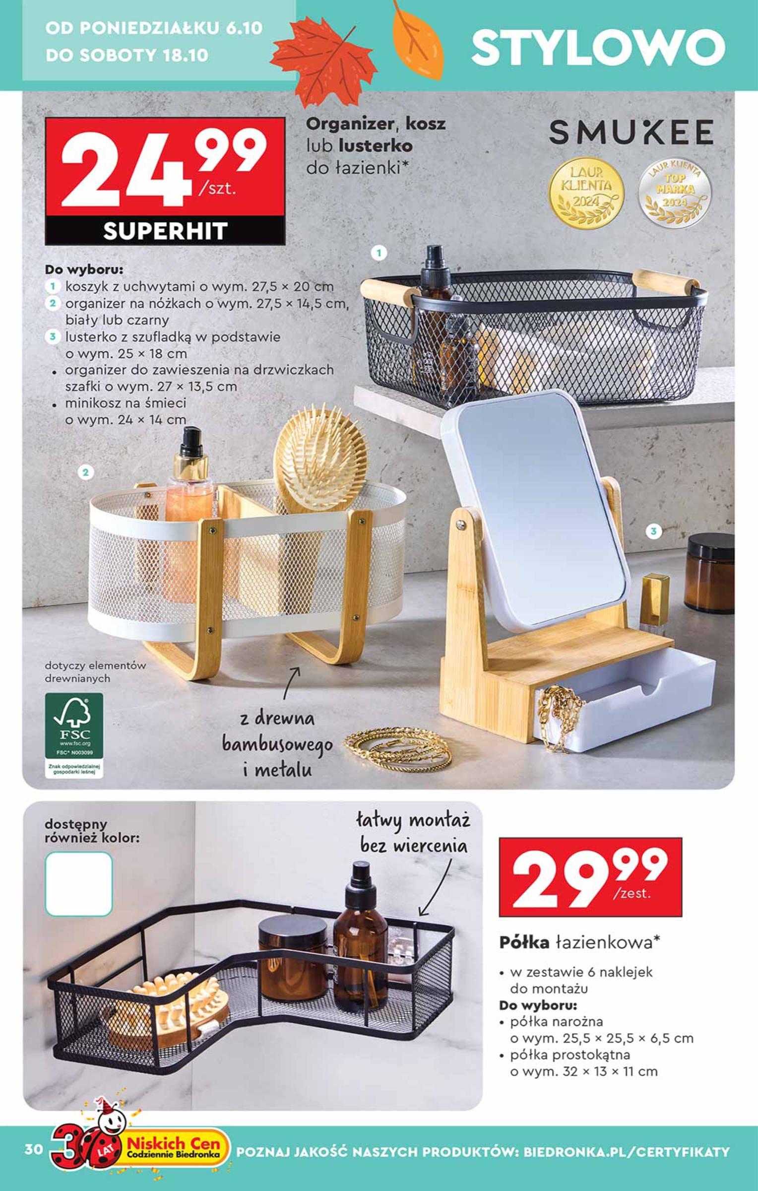 Gazetka promocyjna Biedronka do 22/10/2025 str.30