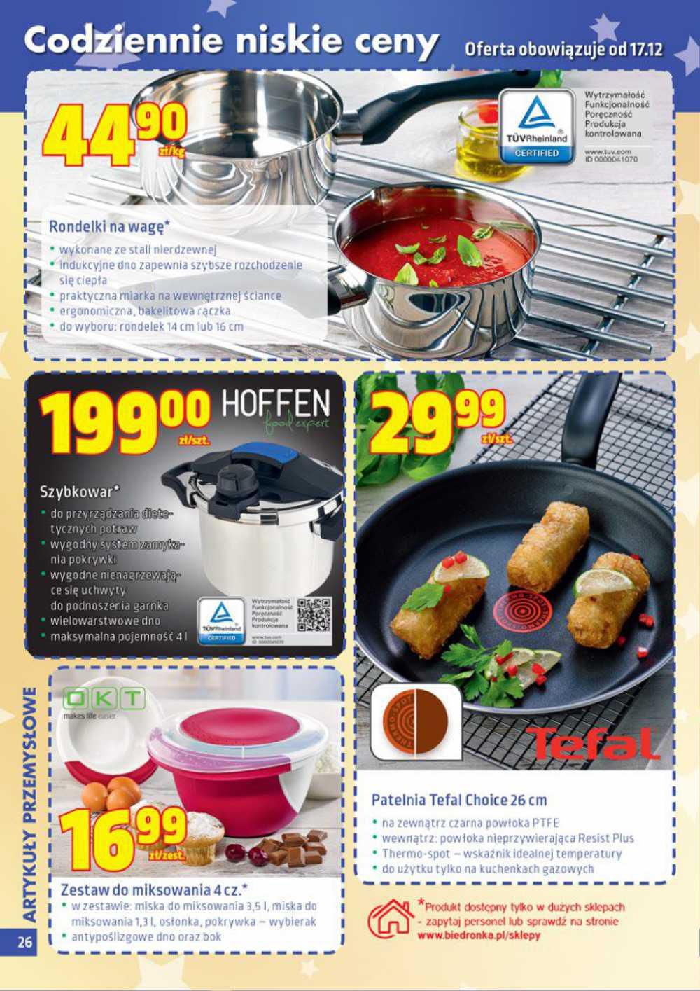 Gazetka promocyjna Biedronka do 23/12/2015 str.26