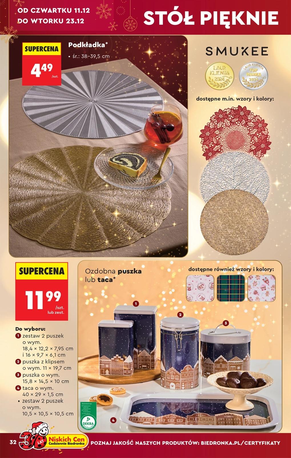 Gazetka promocyjna Biedronka do 23/12/2025 str.32