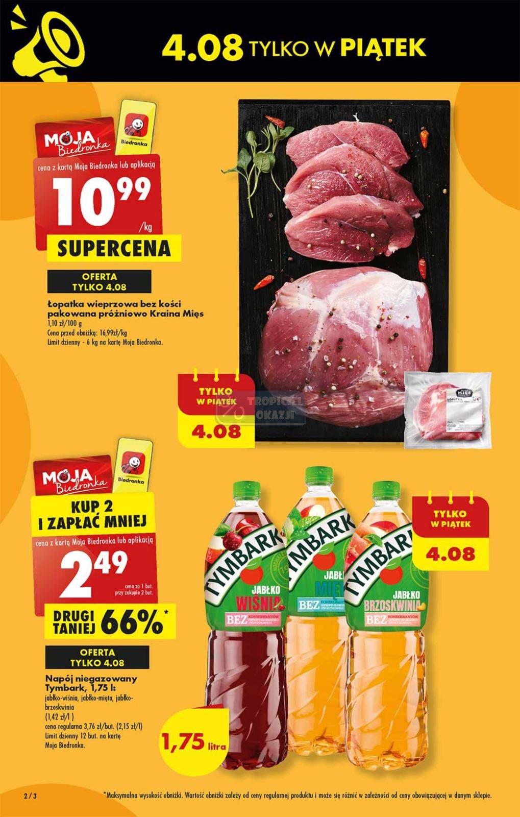 Gazetka promocyjna Biedronka do 09/08/2023 str.2