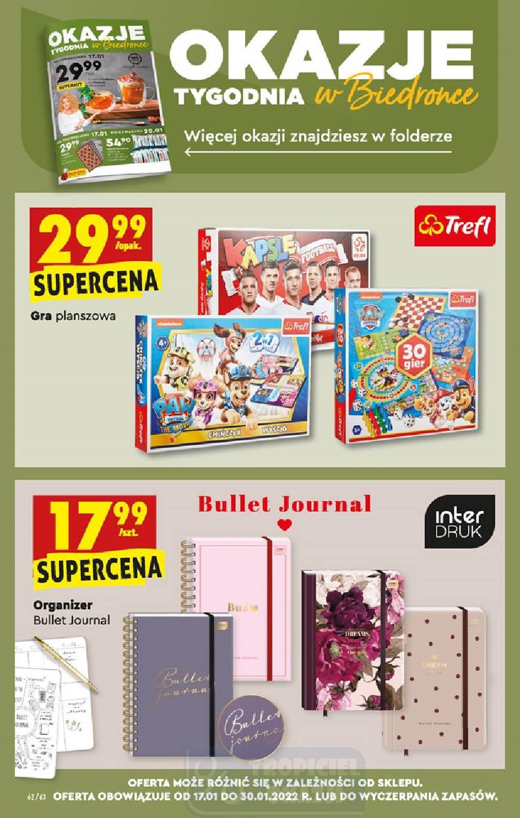 Gazetka promocyjna Biedronka do 23/01/2022 str.62