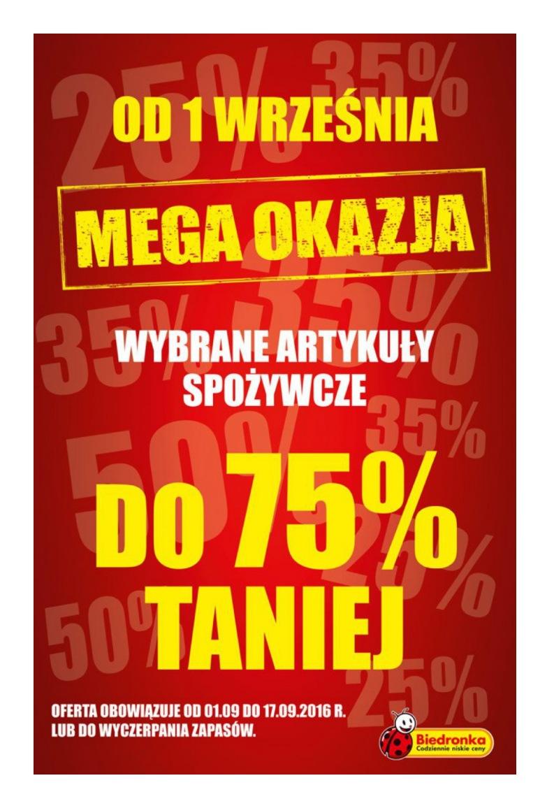 Gazetka promocyjna Biedronka do 14/09/2016 str.23