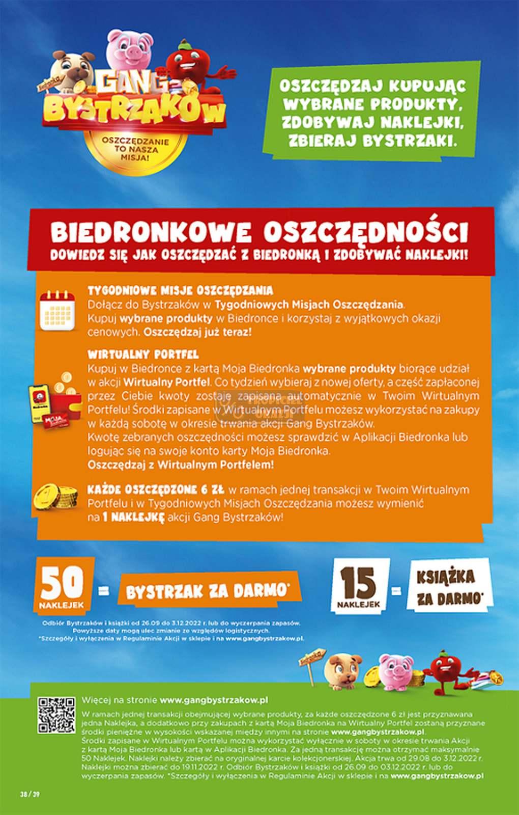 Gazetka promocyjna Biedronka do 14/09/2022 str.38
