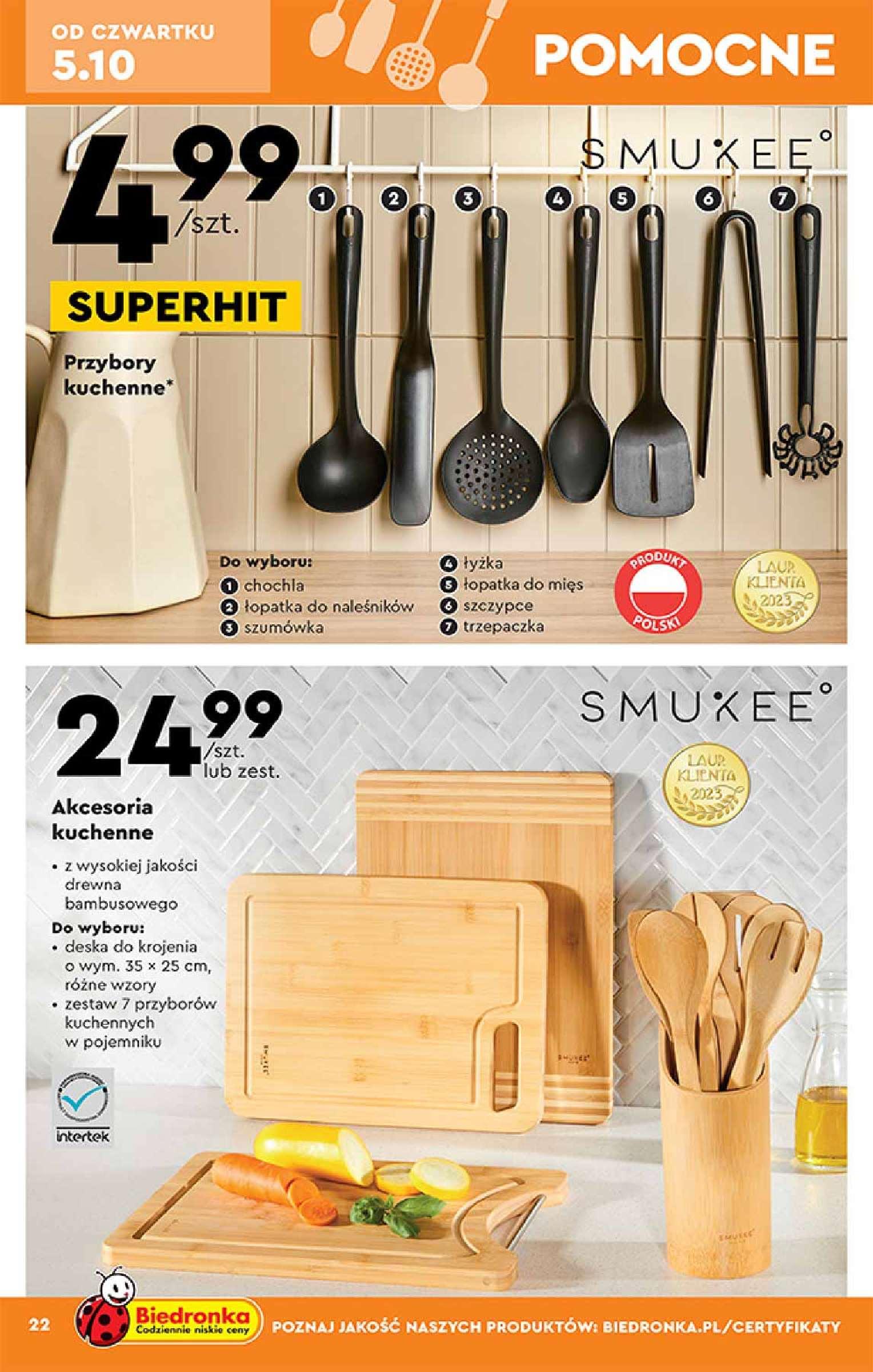 Gazetka promocyjna Biedronka do 21/10/2023 str.22