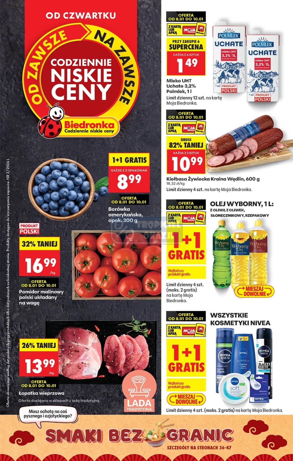 Gazetka promocyjna Biedronka do 14/01/2026 str.1