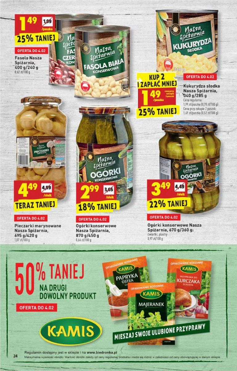 Gazetka promocyjna Biedronka do 07/02/2018 str.24