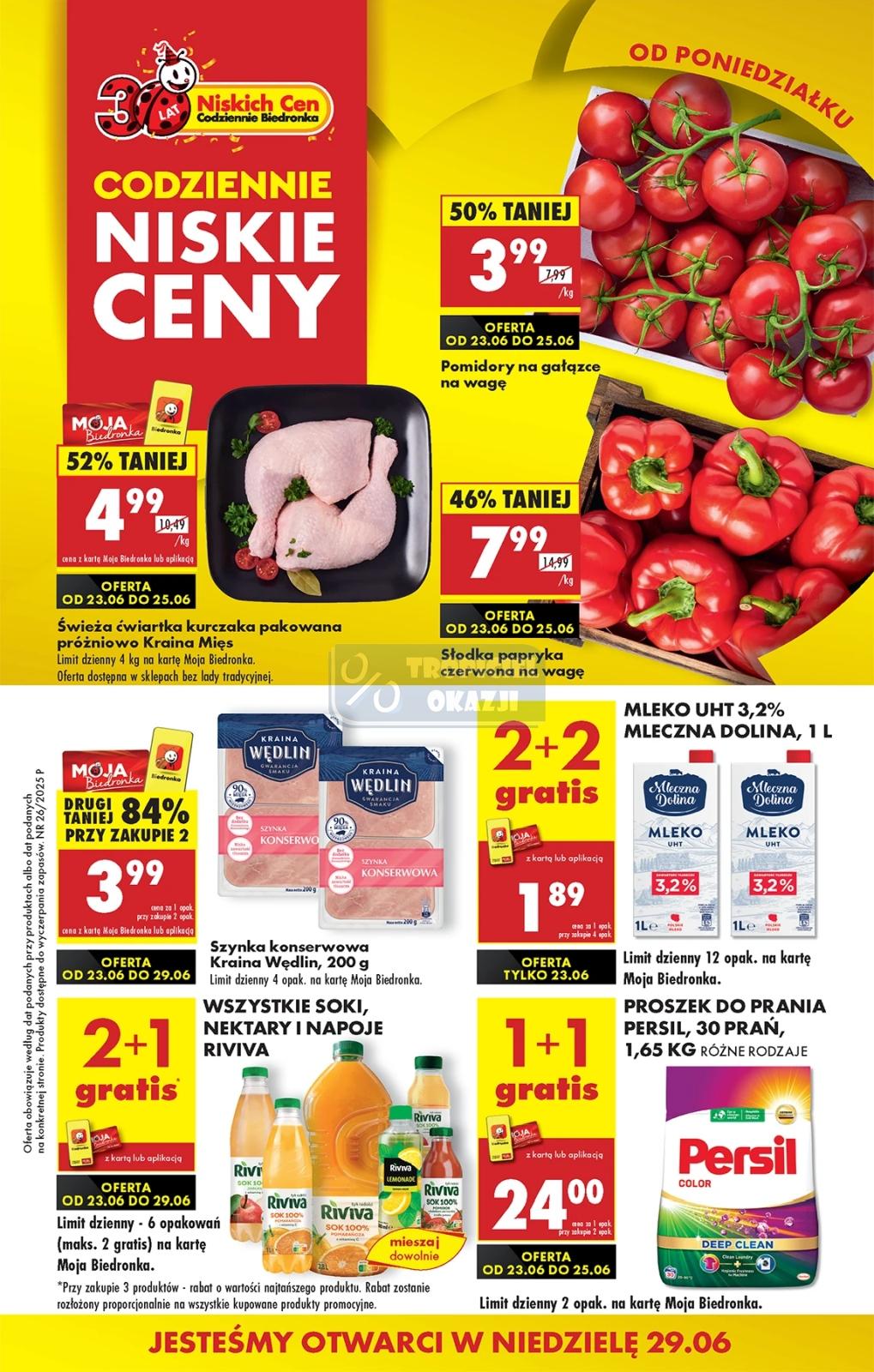 Gazetka promocyjna Biedronka do 29/06/2025 str.1