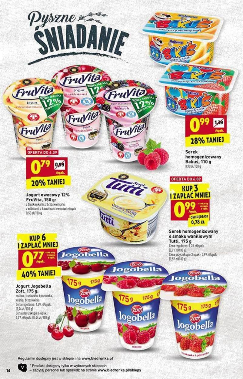 Gazetka promocyjna Biedronka do 10/09/2017 str.14