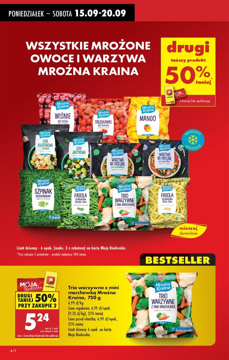 Gazetka promocyjna Biedronka do 20/09/2025 str.6