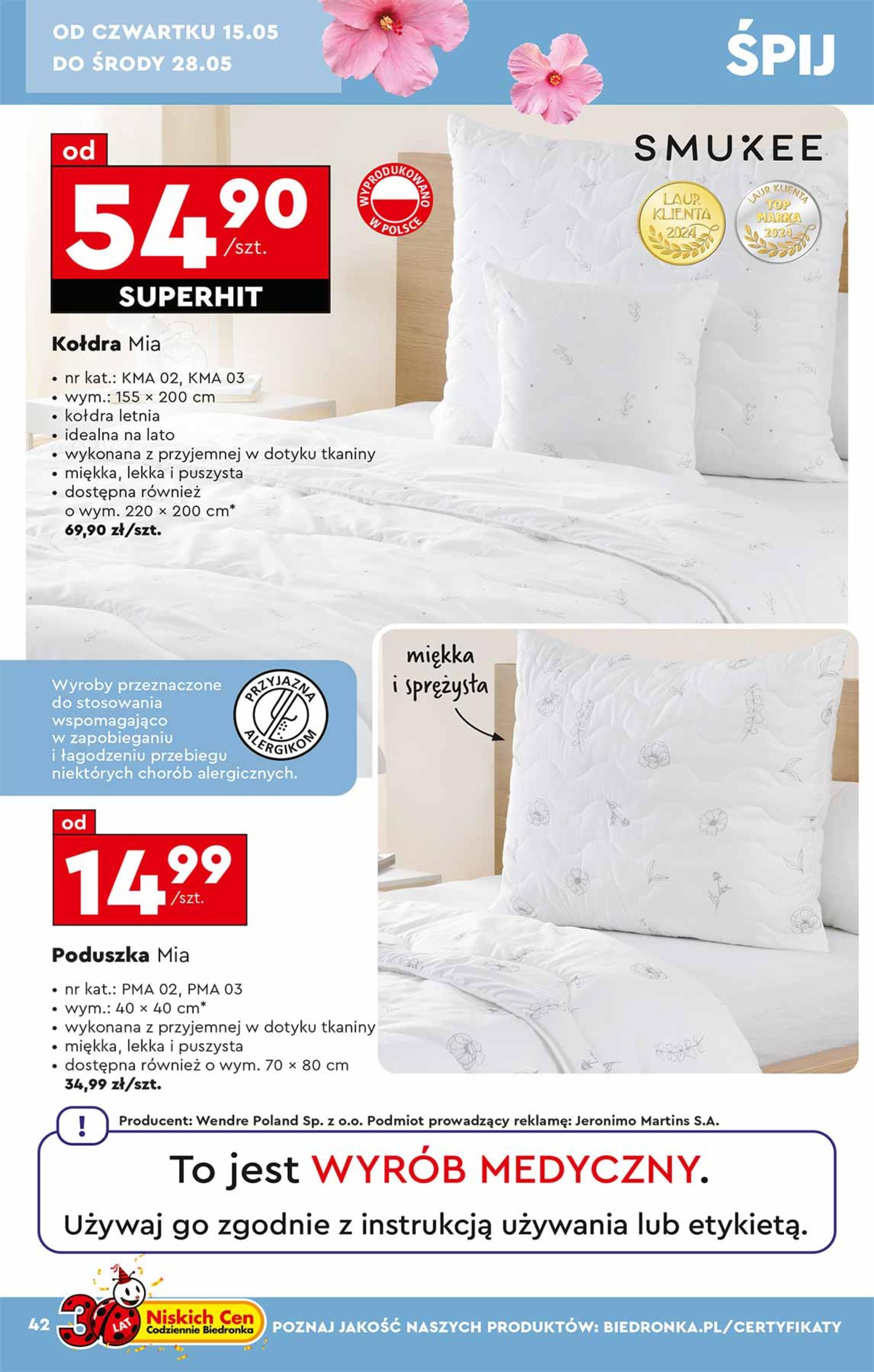 Gazetka promocyjna Biedronka do 24/05/2025 str.42