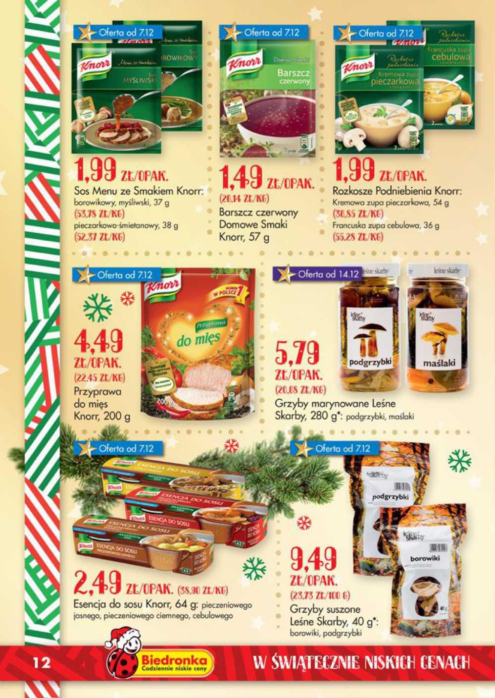 Gazetka promocyjna Biedronka do 27/12/2015 str.12