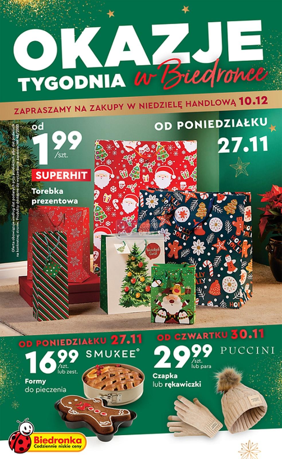 Gazetka promocyjna Biedronka do 02/12/2023 str.0