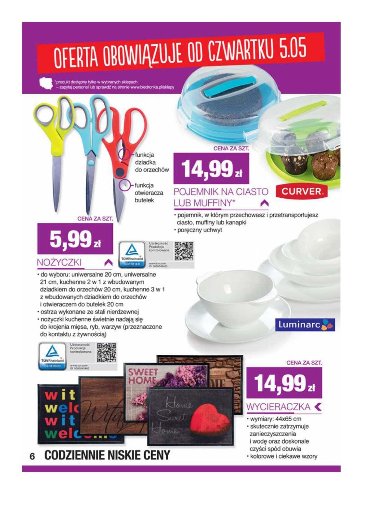 Gazetka promocyjna Biedronka do 18/05/2016 str.6