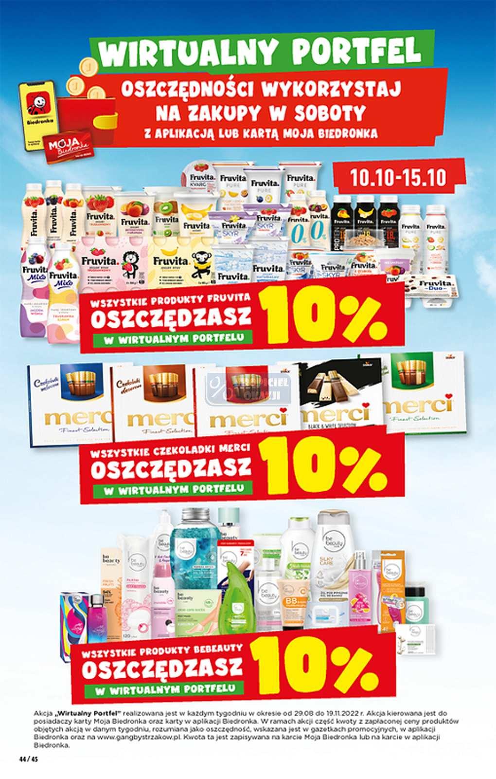 Gazetka promocyjna Biedronka do 19/10/2022 str.44