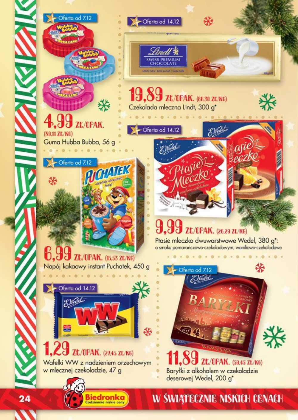 Gazetka promocyjna Biedronka do 27/12/2015 str.24