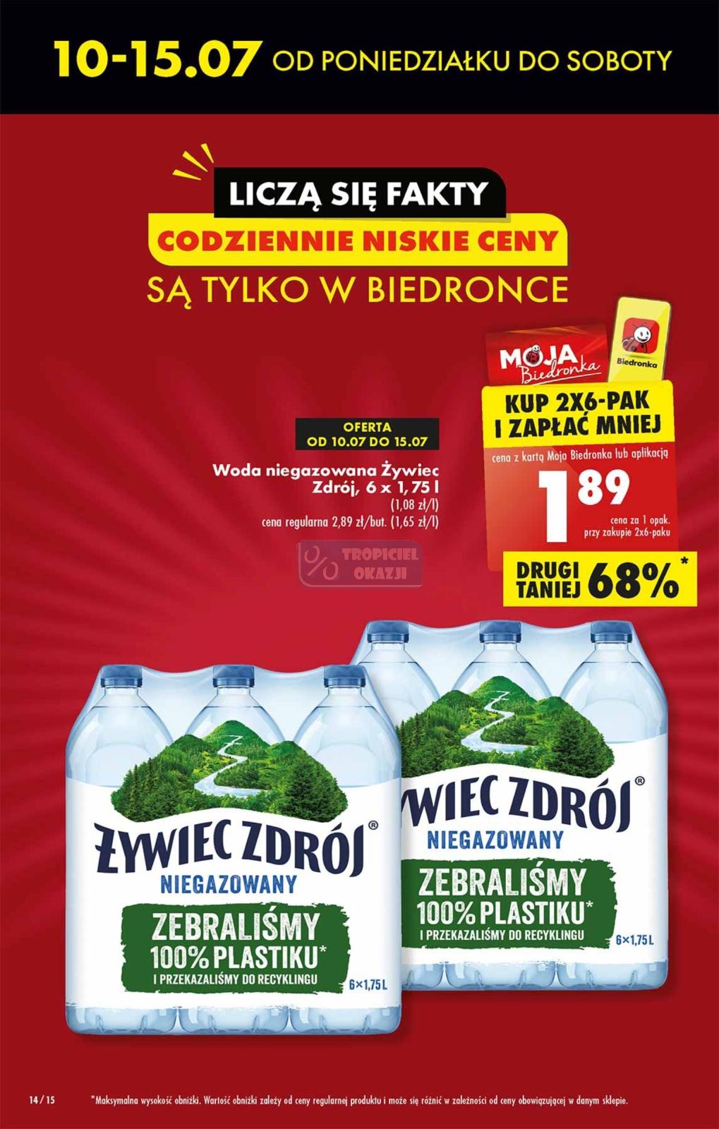Gazetka promocyjna Biedronka do 15/07/2023 str.14