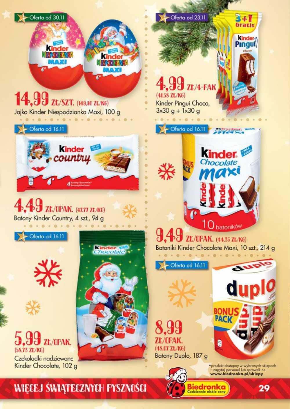 Gazetka promocyjna Biedronka do 06/12/2015 str.29