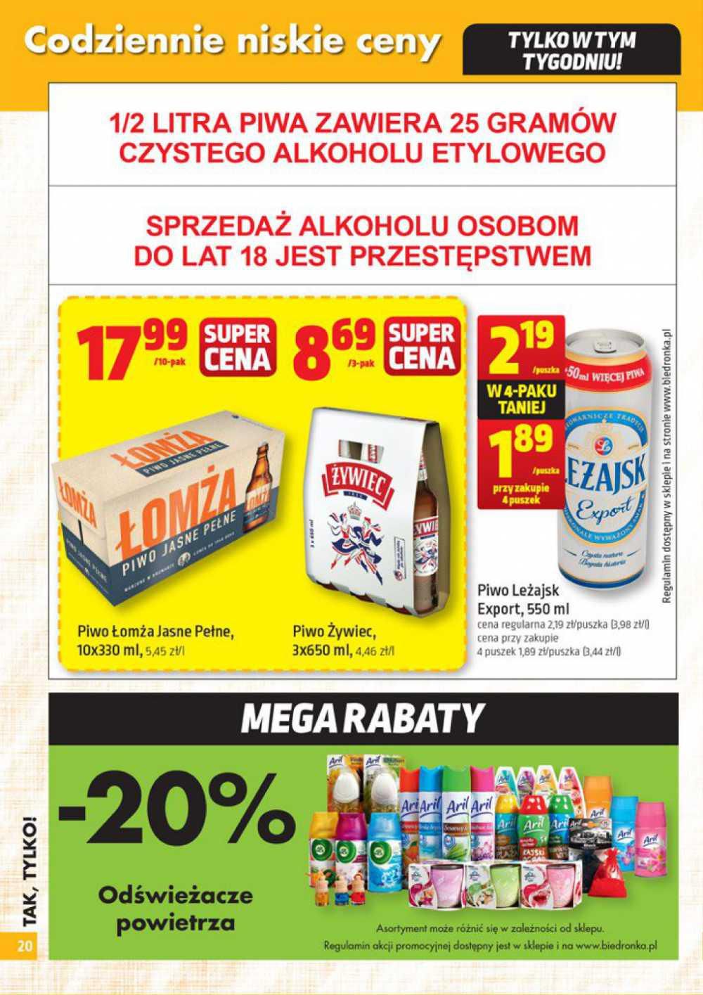 Gazetka promocyjna Biedronka do 02/12/2015 str.20
