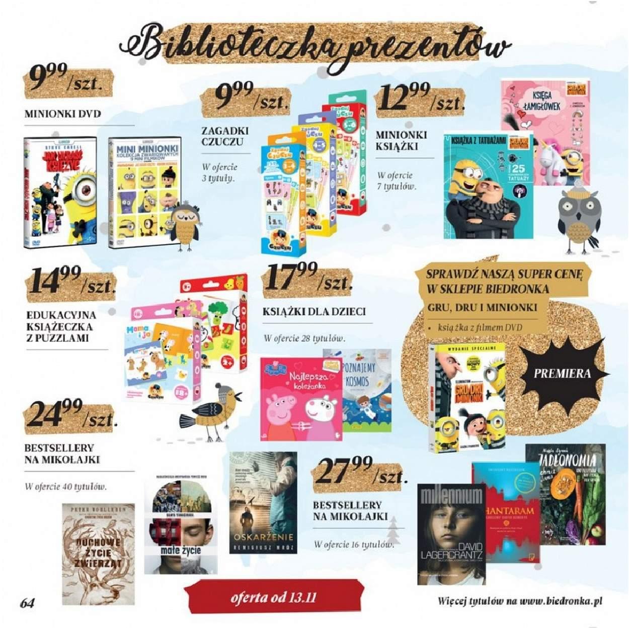 Gazetka promocyjna Biedronka do 24/12/2017 str.64