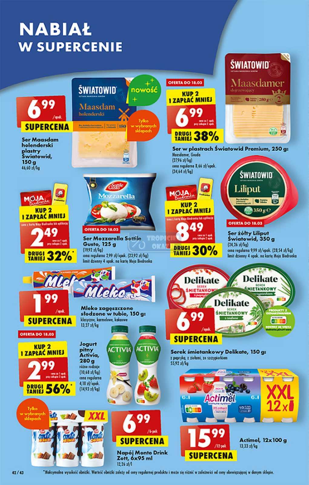 Gazetka promocyjna Biedronka do 22/03/2023 str.42