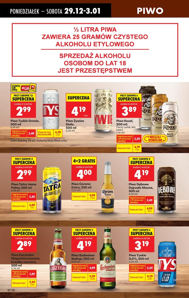 Gazetka promocyjna Biedronka do 03/01/2026 str.52