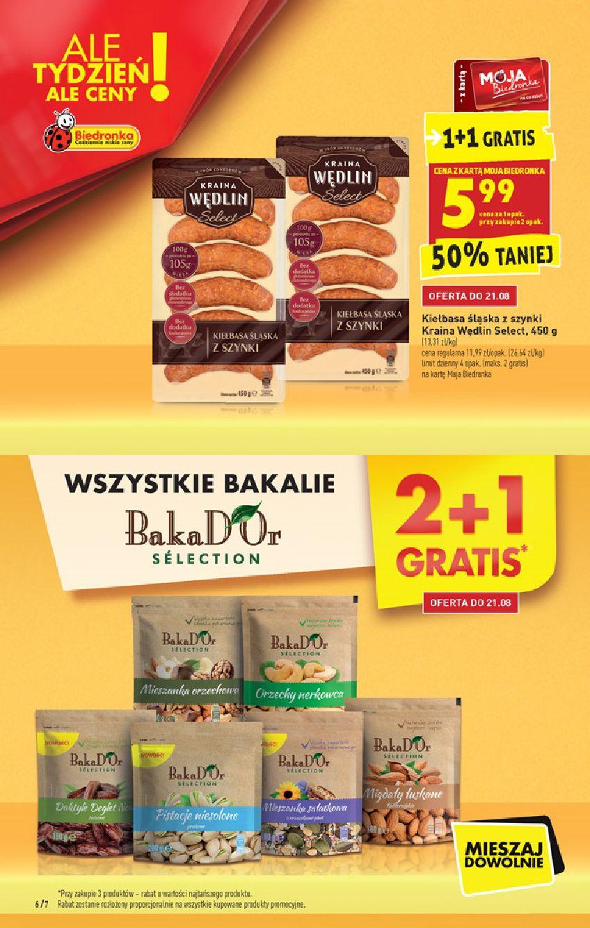 Gazetka promocyjna Biedronka do 25/08/2021 str.6