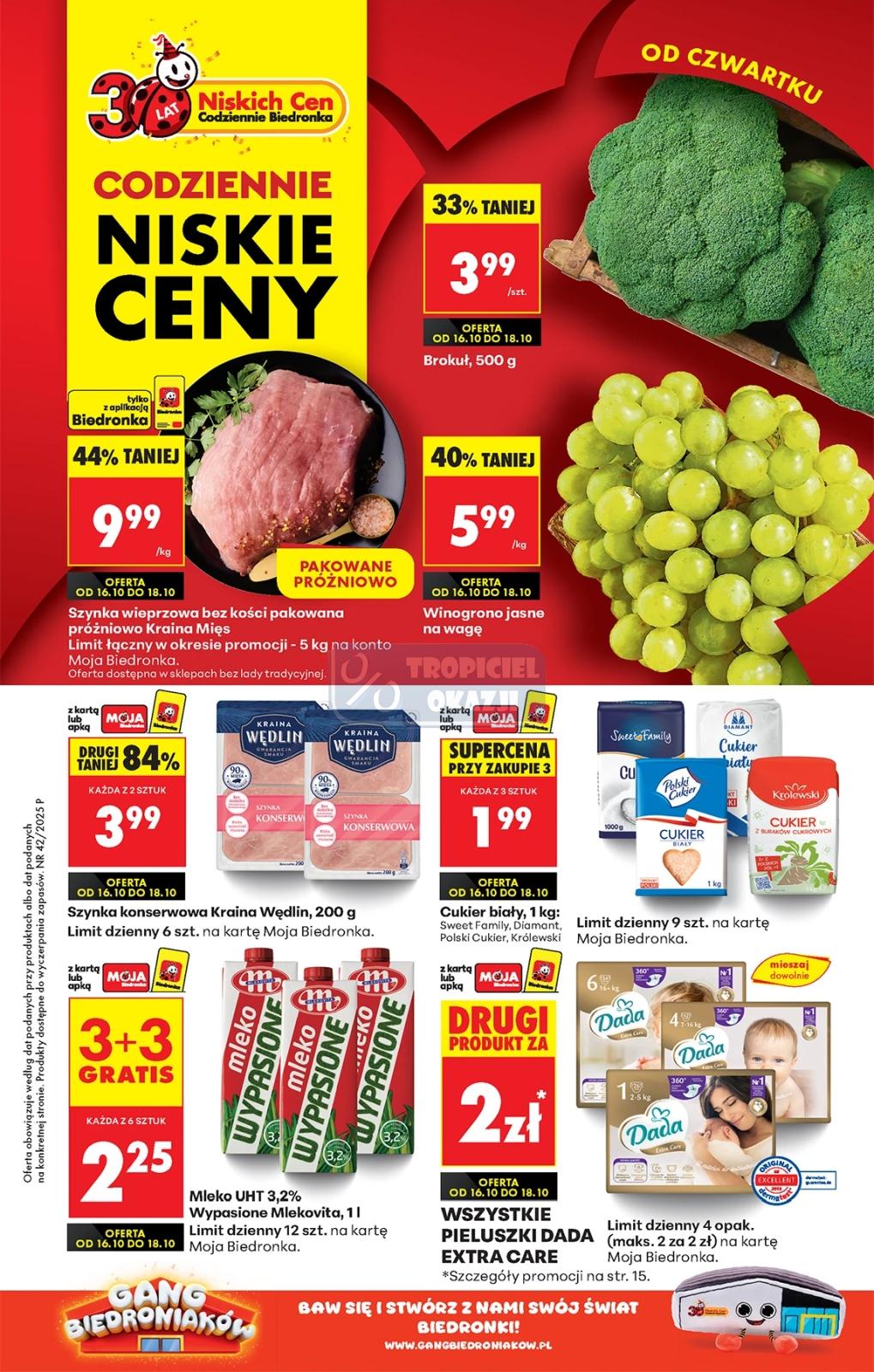 Gazetka promocyjna Biedronka do 22/10/2025 str.1