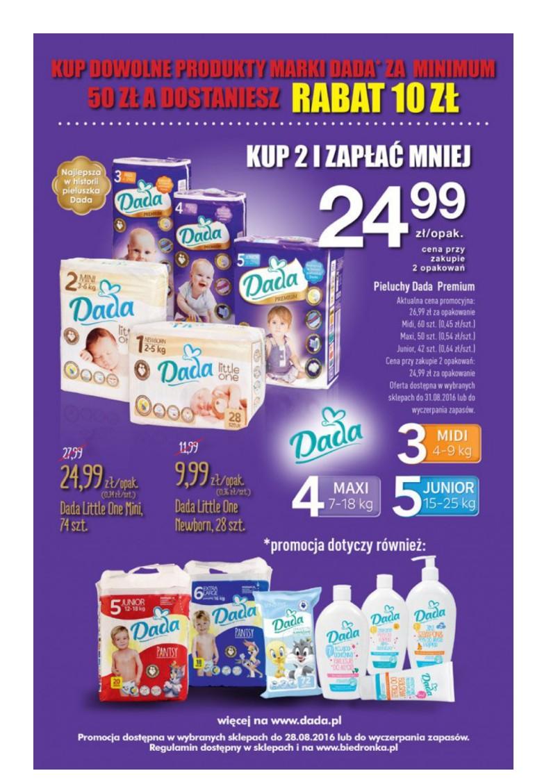 Gazetka promocyjna Biedronka do 31/08/2016 str.25
