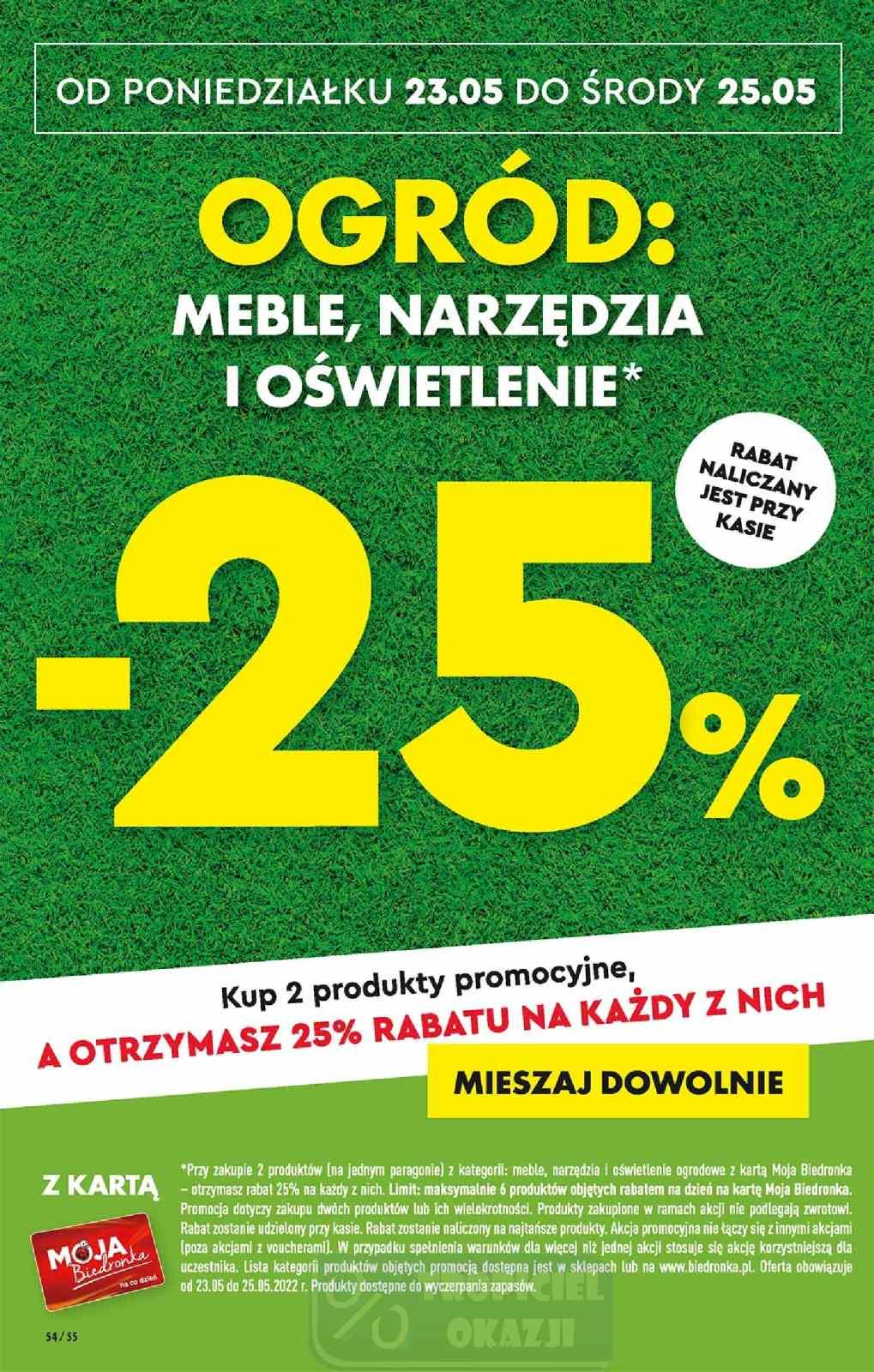 Gazetka promocyjna Biedronka do 28/05/2022 str.54