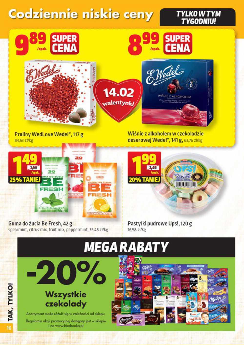 Gazetka promocyjna Biedronka do 17/02/2016 str.16