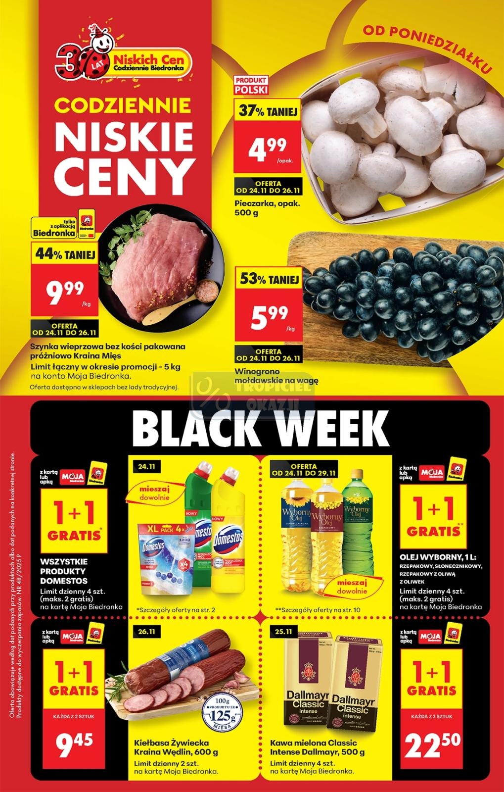 Gazetka promocyjna Biedronka do 29/11/2025 str.1