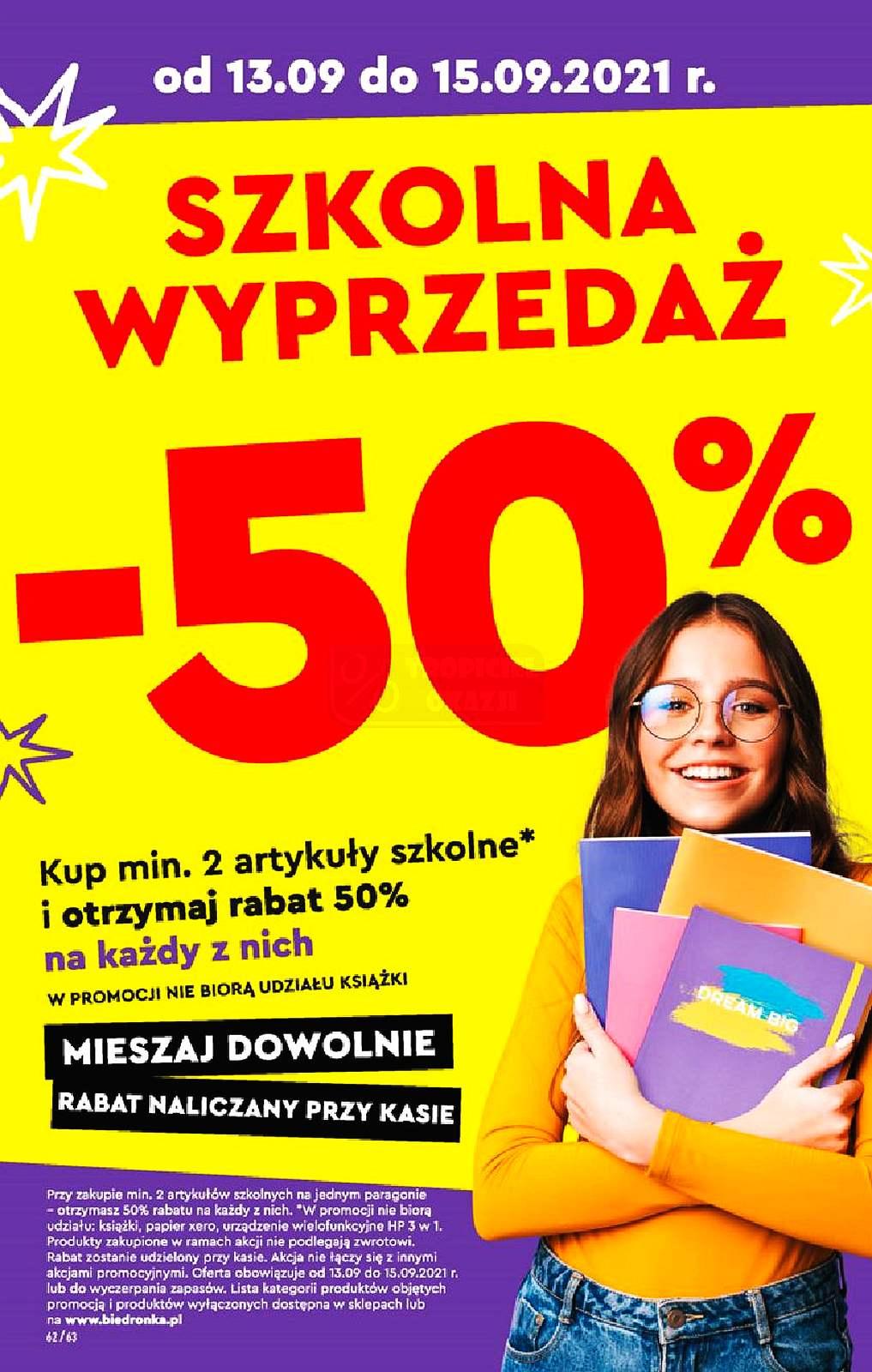 Gazetka promocyjna Biedronka do 18/09/2021 str.62