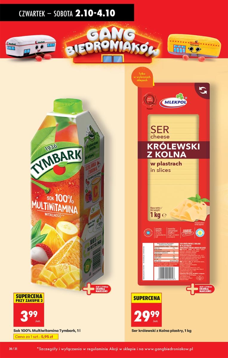 Gazetka promocyjna Biedronka do 08/10/2025 str.30